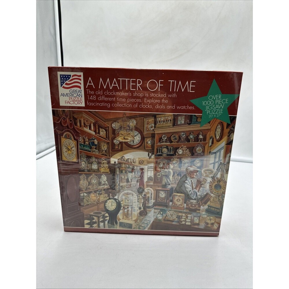 Jigsaw Puzzle 1000 pcs Great American- A Matter of Time NEW SEALED MADE IN USA